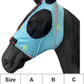 Horse Mesh Fly Mask with Ears, Soft Lycra Mesh Mask Anti-UV with Ears Pacific Blue, Cob