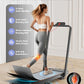 Foldable Treadmill with 8% Incline, Upgrade 3.5HP Low Noise Walking Pad Treadmill with Handle Bar, Trisomy 4 in 1 Portable Under Desk Treadmills for Home/Office, 330 Lbs Capacity, APP & Remote Control
