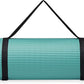 Gaiam Essentials Thick Yoga Mat Fitness & Exercise Mat with Easy-Cinch Yoga Mat Carrier Strap, 72"L x 24"W x 2/5 Inch Thick