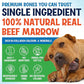 Beef Marrow Bones for Dogs, 3" Bone, Long Lasting Stuffed Treats, Tasty and Healthy Snack for Small and Medium Sized Pets, (12 Pack)