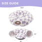 Lesure Cat Tunnel Bed for Indoor Cats - Cute Cat Donut Tunnel Toys for Small Large Cats with Washable Circle Cushion, Round Pet Peekaboo Cave Toy for Kitten/Puppy/Rabbit, Standard Purple