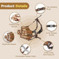 Basket Muzzle to Prevent Biting, Dog Muzzle for Large Medium Small Dogs Allows Panting Drinking Anti Chewing, Perfect for Grooming Trimming Training and Aggressive Reactive Dogs (Brown, Size 1)