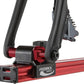 FEEDBACK SPORTS | Sprint Bike Repair Stand | Compact Bicycle Workstand W/Tripod Base | 360-Degree Rotation | Dropout Style Mount | Red
