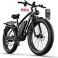 Ebike for Adults Electric, 52V 19.2Ah/32Ah, Peak 2000W/2500W E-Bike, 36/40MPH, 70 Miles/100Miles Long Range, Hydraulic Disc Brake, Off Road Snow Mountain E-Bike, 24"/26" Fat Tire Fast Electric Bicycle