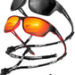KALIYADI Polarized Sunglasses for Men, Sports Sun Glasses for Driving Cycling Fishing with UV protection