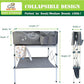 Elevated Dog Bathtub, Portable Dog Washing Station for Home with Towel Bar & Storage, Folding Pet Bath Tub for Small & Medium Dogs