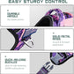 BUMBIN Tactical Dog Harness for Large Dogs No Pull, Famous TIK Tok No Pull Dog Harness, Fit Smart Reflective Pet Walking Harness for Training, Adjustable Dog Vest Harness with Handle Purple Camo L