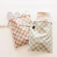 Tiny Twinkle Mess-Proof Waterproof Wet Dry Bag | 2-Pack Reusable Wet Bags for Swimsuits & Baby Clothes | Leakproof Wet Bag for Travel & Diaper Changes for Baby (Unisex Checkers)