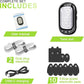 Dual Channel TENS EMS Unit 24 Modes 36 Levels, Upgraded Large Screen Intensity Muscle Stimulator for Back Neck Shoulder Pain Relief, Rechargeable Electric Pulse Massager TENS Machine with 10 Pads