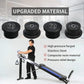 Qty.4 Machined Wheels/Rollers Compatible Total Gym Replacement, Fits Models 1000,1100,1400,1500,1600,1700,1800,1900,Achiever,Force,Gold,Max,Platinum,Platinum Plus,Pro,Supra,Supreme,Ultima,Ultra,XLI