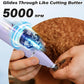 Casfuy Cordless Dog Paw Trimmer - Low Noise Small Dog Clippers with Double Blades USB Rechargeable Grooming Clipper for Dogs Cats and Small Pets for Trimming Hair Around Paws, Eyes, Ears, Face, Rump