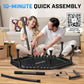 ANCHEER 50" Rebounder Trampoline for Adults With Bar, 550 LBS Mini Trampoline Quiet Exercise Bungee Jumping Cardio Trainer Workout