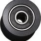 Total Gym Replacement Set of 4 Wheels/Rollers Compatible with Models DLX, DLX II, DLX III, Adv DLX, Pilates, Pilates Pro 2500, 3000, 4000，570, 2000 （Black）