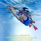 W WSTOO Streamlined Swimming Fins,Training Short Flippers,Silicone Swimming Flippers for Kids Adults Men and Women for Swimming Snorkeling and Diving