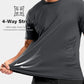 G Gradual Men's Workout Shirts Quick Dry Athletic Running T-Shirts Lightweight Moisture Wicking Short Sleeve Sports Gym Tops