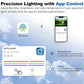 FZONE LED Aquarium Light with APP Control, Full Spectrum for 47-55" Planted Aquariums, Timer Sunrise/Sunset,72W (Light 120)
