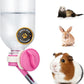Choco Nose Patented No-Drip Water Bottle/Feeder for Guinea Pigs/Hamsters/Bunnies/Ferrets/Other Small Pets, Critters and Animals -for Cages, Crates or Wall Mount. 10.2 oz. Nozzle 10mm, Pink (C128)