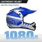 Youth Dirt Bike Helmet DOT Certified - Full Face Motorcycle Helmet for Off-Road, ATV, Street Riding, Includes Adjustable Goggles & Protective Gloves