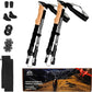 Trekking Poles for Hiking - Walking Sticks for Men, Women, Seniors, 2pc Collapsible Lightweight Aluminum Alloy Hiking Poles for Nordic Walking & Outdoor Adventures