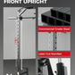 Mikolo Smith Machine Home Gym Power Cage (1:1 Ratio Strength Trainer) (Space Saving Design) (with 8 Free Attachments) Squat Rack for Full Body Training