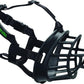BASKERVILLE ULTRA MUZZLE - Patented Humane Design, Breathable, Dog can Pant and Drink, Adjustable, Padded, Training Muzzle for Medium-sized Dogs, Prevents Biting, Wildlife Scavenging (Size 4, Black)