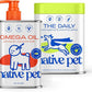 Native Pet Pack Leaders Bundle - Daily Dog Multivitamin (7 oz.) & Omega Oil for Dogs (8 oz.) - Omega 3 Fish Oil for Healthy Skin, Shiny Coat, & Strong Joints & Daily Multivitamin for Dogs
