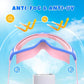 Swim Goggles for Kids 3-15 with Earplugs Large Frame Anti-Fog/UV Swimming Goggles for Boys Girls Toddler 2PCS