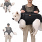 Dog Lift Harness Backpack Carrier for Large Dogs, Full Body Sling with Handle, Dog Harness for Joint Injuries, Arthritis, Ideal for Stairs, Elderly Dogs (Black XX-Large 50-66 LBS)