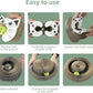 Interactive Scratching Board for Playful Kitties Magic Accordion Cat Scratching Post, Fun Cat Toys for Indoor Cats 1Pack