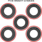 Micro Gainz Olympic Fractional Weight Plates Set, 10 Piece Olympic Weight Plates Set with Bag, Designed for Olympic Barbells for Strength Training and Micro Loading, Made in USA