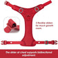 No Pull Dog Harness, Puppy Vest with Front Clip for Small Medium Large Sized Dog(Burgundy Red,M)