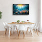 Quorin Ocean Large Wall Art Undersea Pictures Sea Nautical Wall Decor Coral Reef Fish Canvas Print Painting Artwork for Bathroom Living Room Bedroom 36L x 24W