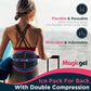 Magic Gel Back Ice Pack - Maximum Compression Sports Cold Compress Wrap for Back & Lower Body - Reusable Hot & Cold Packs