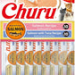 INABA Salmon Churu Cat Treats, Lickable, Squeezable Creamy Purée Cat Treat with Green Tea Extract & Taurine, 0.5 Ounces Each Tube, 20 Tubes, Salmon & Tuna Variety Box