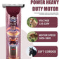 Professional Grooming Electric Corded 2-Speed Horse Clipper with Detachable Blade - Cool & Quiet Running Design - Includes Size T84 Blade for Complete Horse Grooming - Burgundy