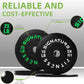 Olympic Bumper Plates Set, 2" Weight Plates for Strength Training & Weightlifting, Paris or Set or Set with Barbell, Multiple Options