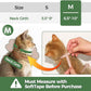 ComSaf Cat Cone Collar Soft - Cat Cones to Stop Licking e Collar for Cats After Surgery, Elizabethan Collar for Kitten Recovery, Comfortable Soft e Collar Cone for Medium Cats, Brown Leopard, M
