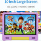 JREN Kids Table 10.1" ｜Android 14 Tablet for Kids｜64GB Storage｜Octa-Core｜WiFi ｜Cameras｜Parental Control｜Kids Content｜Case Included Great Gift for Children Ages 3-12 Years Old Purple