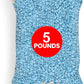 Hygloss Products Craft Rocks, Mini Stones for Art Projects - Bag O' Gravel, Light Blue, 5 lb