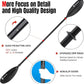 Kayak Paddle with Aluminum Shaft and Reinforced PP Blade, Floating Kayak Oar for Kayaking Canoeing and Boating, 220 cm/86 inches - 230 cm/90 inches