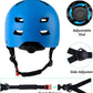 Bike Helmet 3 Sizes for Teenager Kids Youth Adults,Bavilk Skateboard Helmet Adjustable Multi-Sport Bicycle Cycling Scooter Roller Skate Inline Skating Rollerblading for Girls Boys Women Men Teen