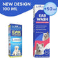 Ear Cleaner Drops & Wash Solution for Cats and Dogs – Gentle Ear Hygiene, Wax Removal & Odor Control for Pets