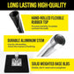 Baseball Batting Tee - Professional Hitting Tee for Baseball/Softball with Weighted Base,Flexible Rubber Top, Premium Aluminum Baseball Tee, Easy Adjust Height 24-46 inches For Kids or Adults