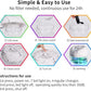 Purifier Air Washer, Air Fresher Aroma Diffuser for Home, Office, Air Purifier with Night Light (Marbling)