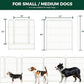 FXW Rollick Unleashed Dog Playpen for Indoor, Yard, RV Camping, 32 inch 24 Panels for Small and Medium Dogs, White│Patented