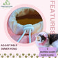 Adjustable Comfy Flower Style Elizabeth Collar for Cats and Puppies Soft Recovery Cone Pet Protective Neck Collar (Pink, Small)