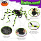 OurWarm Dog Halloween Costumes for Pet 64 LED Furry Large Dog Spider Costume Funny Pet Costumes for Medium Big Dogs Halloween Party Decor Puppy Pets Outfits Cosplay