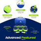 Pinnacle TRS Massage Roller - Modular Portable Muscle Roller for Sore Muscles and Full Body Adjustments