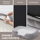 Soft Touch Orthopedic XL Dog Bed for Large Dogs with Faux Fur Top, Waterproof Pet Couch Bed with Removable Washable Cover and Supportive Foam Filling (Grey, Extra Large)