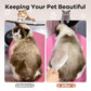 Cat Steam Brush for Shedding, 4 in 1 Rechargeable Steam Brush for Cats and Dogs, Anti-Static, Massage, Cleaning, Shedding & Combing All In One!